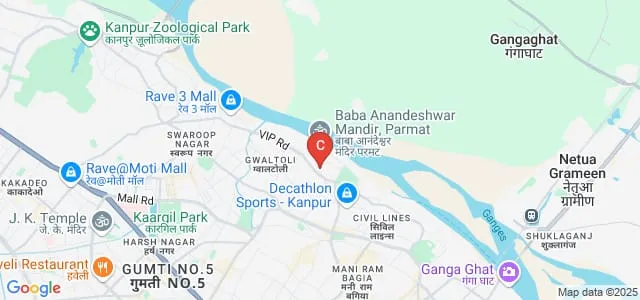 Dayanand Girls PG College, Kanpur Map