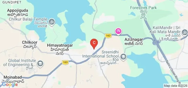 Vidya Jyothi Institute of Technology, Hyderabad Map