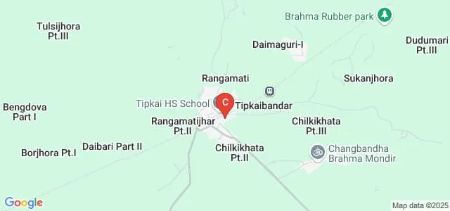 Gurudev Kalicharan Brahma College, Tipkai Map