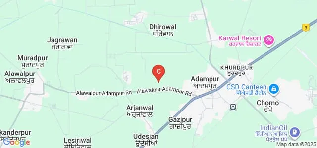 Mata Gujri Institute of Nursing, Jalandhar Map