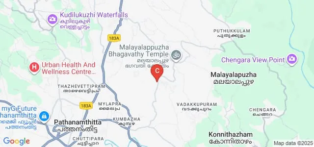 Musaliar Institute of Management, Pathanamthitta Map