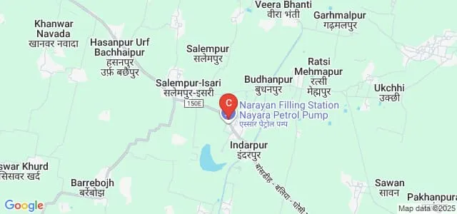 Shri Nath Baba Mahavidyalaya, Ballia Map