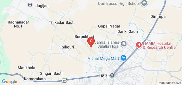Maryam Ajmal Women's College of Science and Technology, Nagaon Map