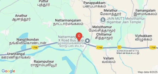 Raja Desingh Polytechnic College, Nattarmangalam Map