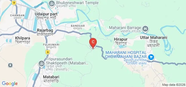 Gomati District Polytechnic, Gomati Map
