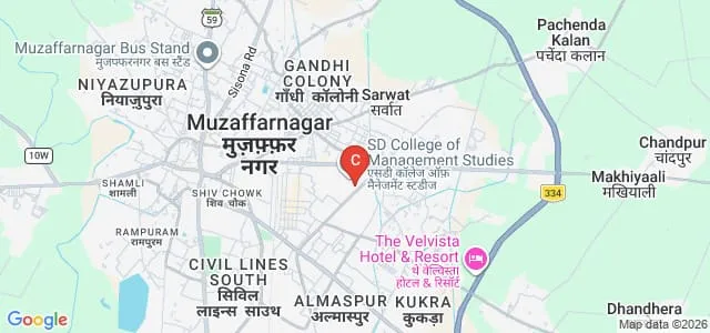 SD College of Pharmacy and Vocational Studies, Muzaffarnagar Map