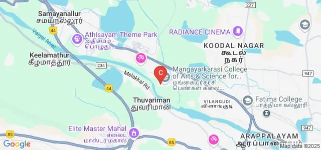 Mangayarkarasi College of Engineering, Madurai Map
