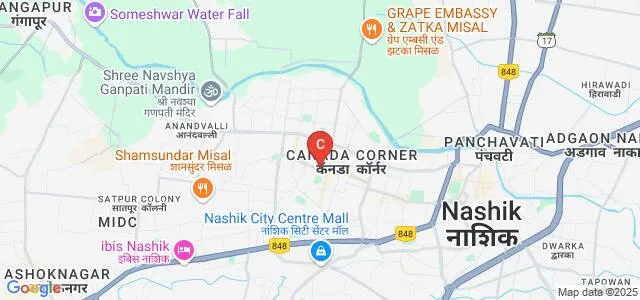 Zee Institute of Creative Arts, Nashik Map