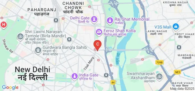 The Institute of Chartered Accountants of India, New Delhi Map