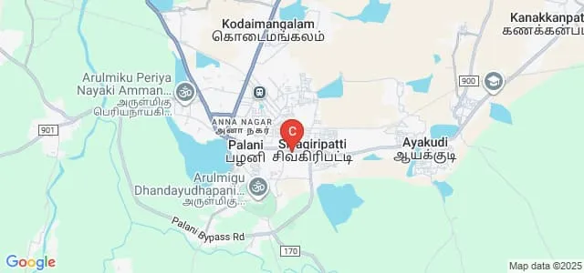 Arulmigu Palaniandavar Polytechnic College, Palani Map