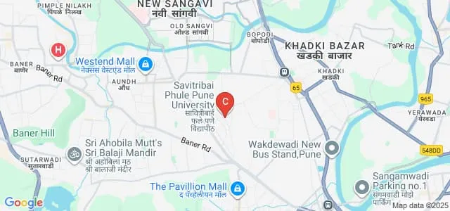 Department of Media and Communication Studies, Savitribai Phule Pune University, Pune Map