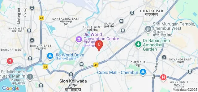 Uma Krishna Shetty Institute of Management Studies and Research, Mumbai Map