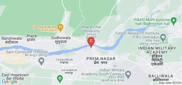 Uttaranchal University Online Map