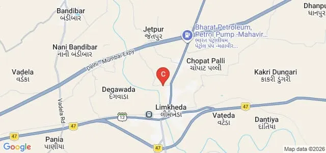 Arts College, Limkheda Map