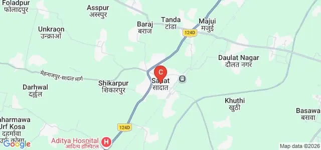 Shri Gama Dhaneshwari Balika Mahavidyalaya Teaching Training Institute, Ghazipur Map