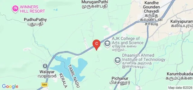 Dhanalakshmi Srinivasan Pharmacy and Research Institute, Coimbatore Map