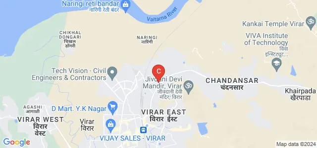 Padmashree Bhausaheb Vartak College, Palghar Map