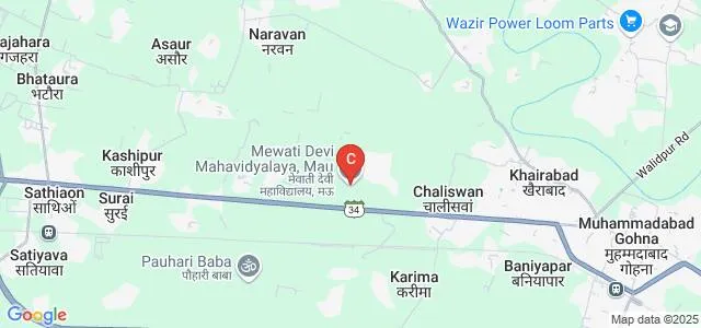 Mewati Devi Mahavidyalaya, Mau Map