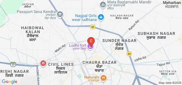 SDP College For Women, Ludhiana Map