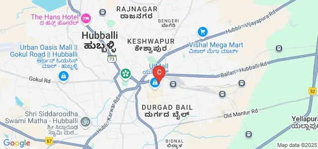 SJMVS Arts and Commerce College for Women, Hubli Map