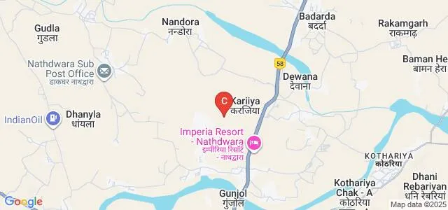 Nathdwara Law College, Nathdwara Map