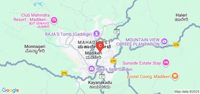 Government First Grade College, Madikeri Map