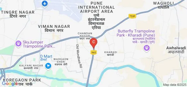 Tron School of Animation, Kharadi Map