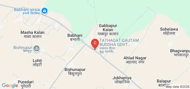 Tathagat Gautam Buddh Government Polytechnic, Shravasti Map