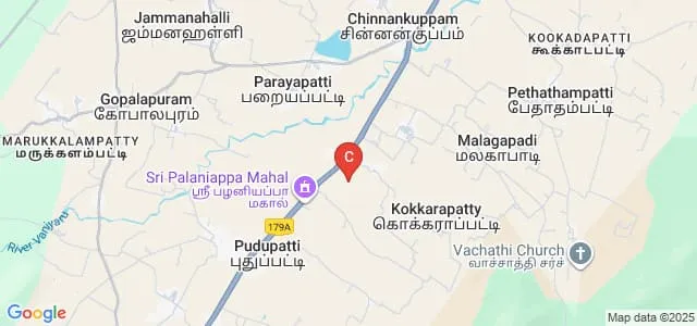 ERK Arts and Science College, Dharmapuri Map