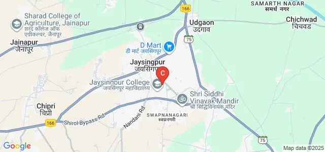 Dr JJ Magdum Homoeopathic Medical College, Jaysingpur Map