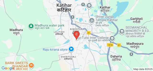 MJM Mahila College, Katihar Map