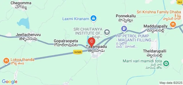 Sacred Heart College of Arts and Science, Khammam Map