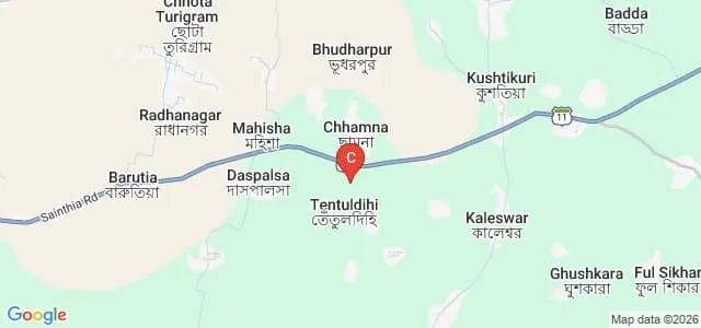 Shyamapada Das College of Education, Birbhum Map