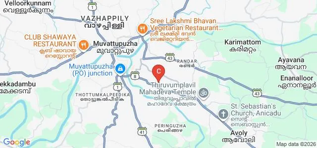 Nirmala College of Pharmacy, Ernakulam Map