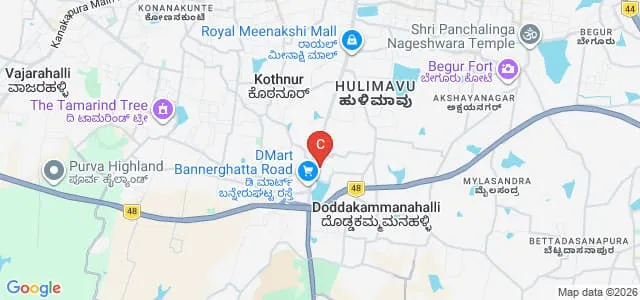 AMC Engineering College, Bangalore Map