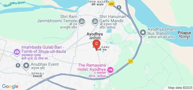 Shri Paramhans Girls Degree College, Faizabad Map
