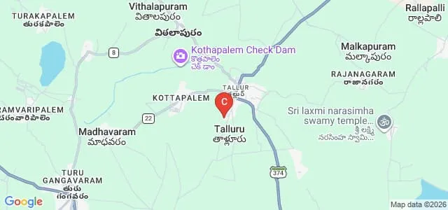Sri Saraswathi D Ed College, Prakasam Map