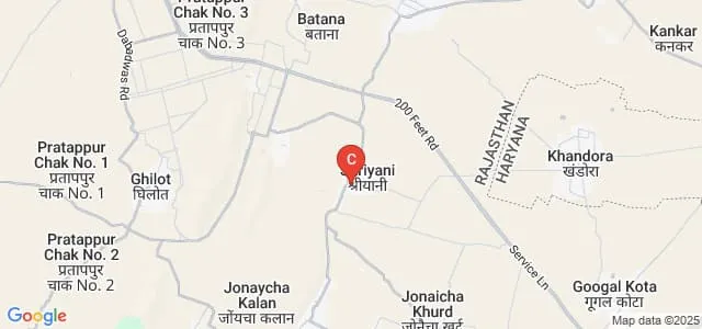 BR Mahila Mahavidyalaya, Siryani, Alwar Map