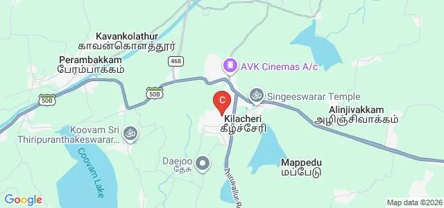 Christ Arts and Science College, Tiruvallur Map