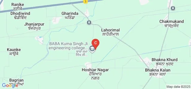 Baba Kuma Singh Ji Degree College, Amritsar Map