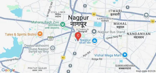 Nagpur Sharirik Shikshan Mahavidyalaya, Nagpur Map