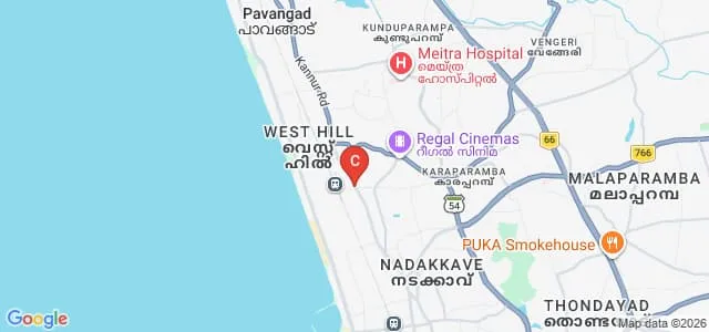 Government Engineering College, Kozhikode Map