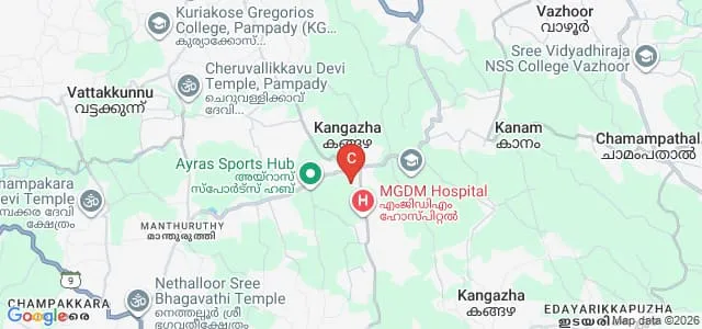 Theophilus College of Nursing, Kottayam Map