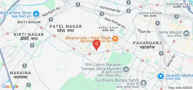 RK Films and Media Academy, New Delhi Map