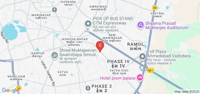 Central Institute of Petrochemicals Engineering and Technology, Ahmedabad Map
