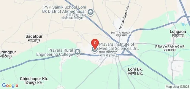 College of Nursing, Pravara Institute of Medical Sciences, Loni Map