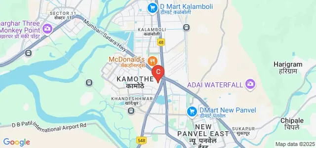 Mahatma Gandhi Mission's College of Engineering and Technology, Navi Mumbai Map
