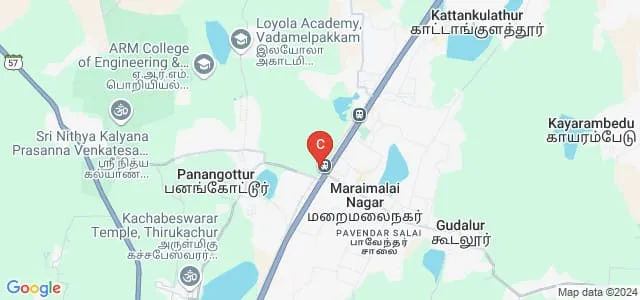 Balamani Arunachalam Educational and Charitable Trust's Group of Institution- Faculty of Engineering, Kancheepuram Map