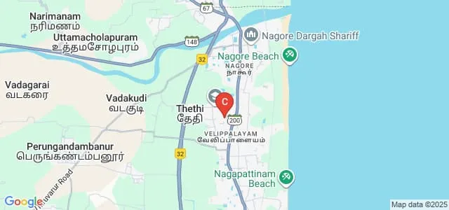 EGS Pillay College of Pharmacy, Nagapattinam Map