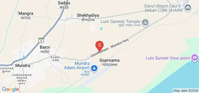 SD Shethia College of Education, Kutch Map